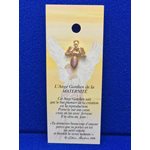 Lapel Pin Poem, Gardian Angel maternité, French  /  ea
