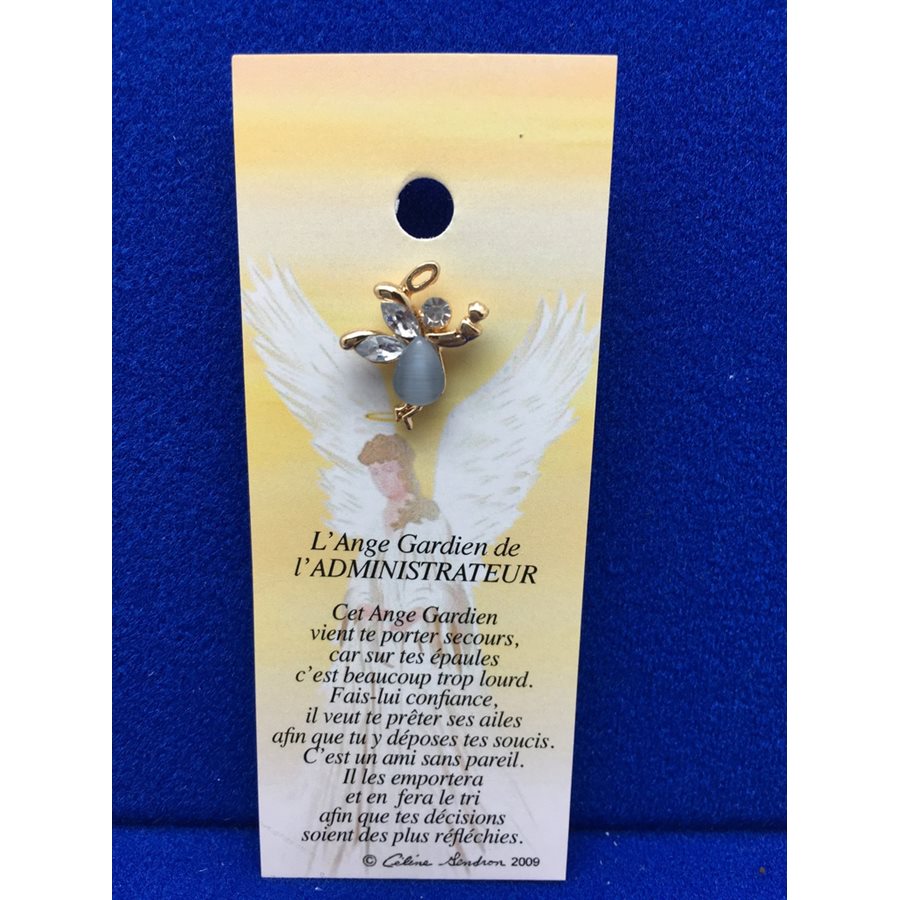 Lapel Pin Poem, Gardian Angel adj.administrative, French / e