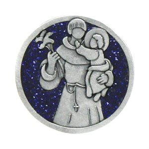 Jeton de poche « St. Anthony », étain, 3 cm, Anglais / un