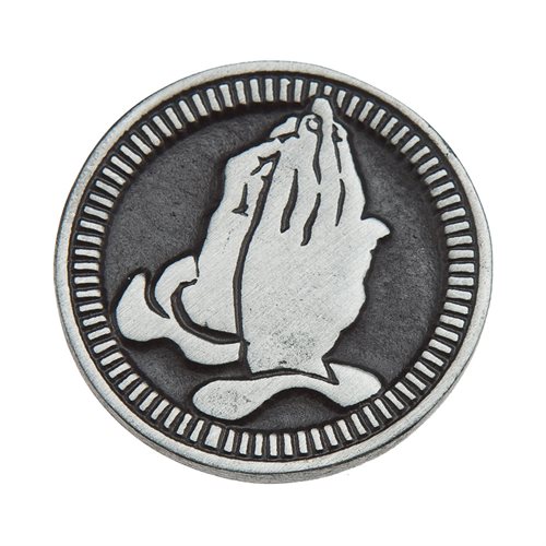 "Serenity" Pocket Token, Pewter, 1¼"", English / ea