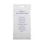 'Guard. Angel'' Wooden Cross, Card&Text, 5", English