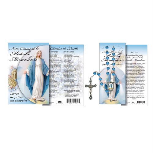 Livret rosaire, «Immaculée», 16p. + Chapelet incl., Français
