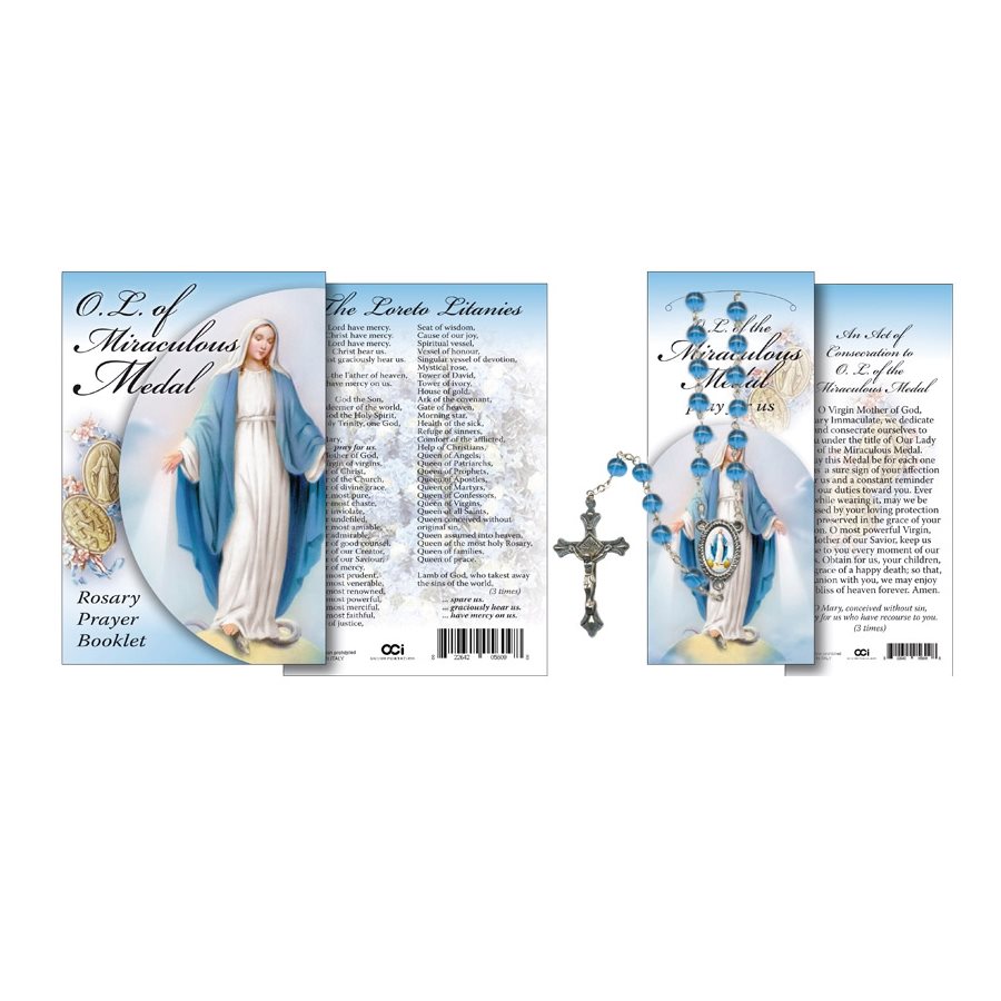 Livret rosaire, «Immaculée», 16p. + Chapelet incl., Anglais