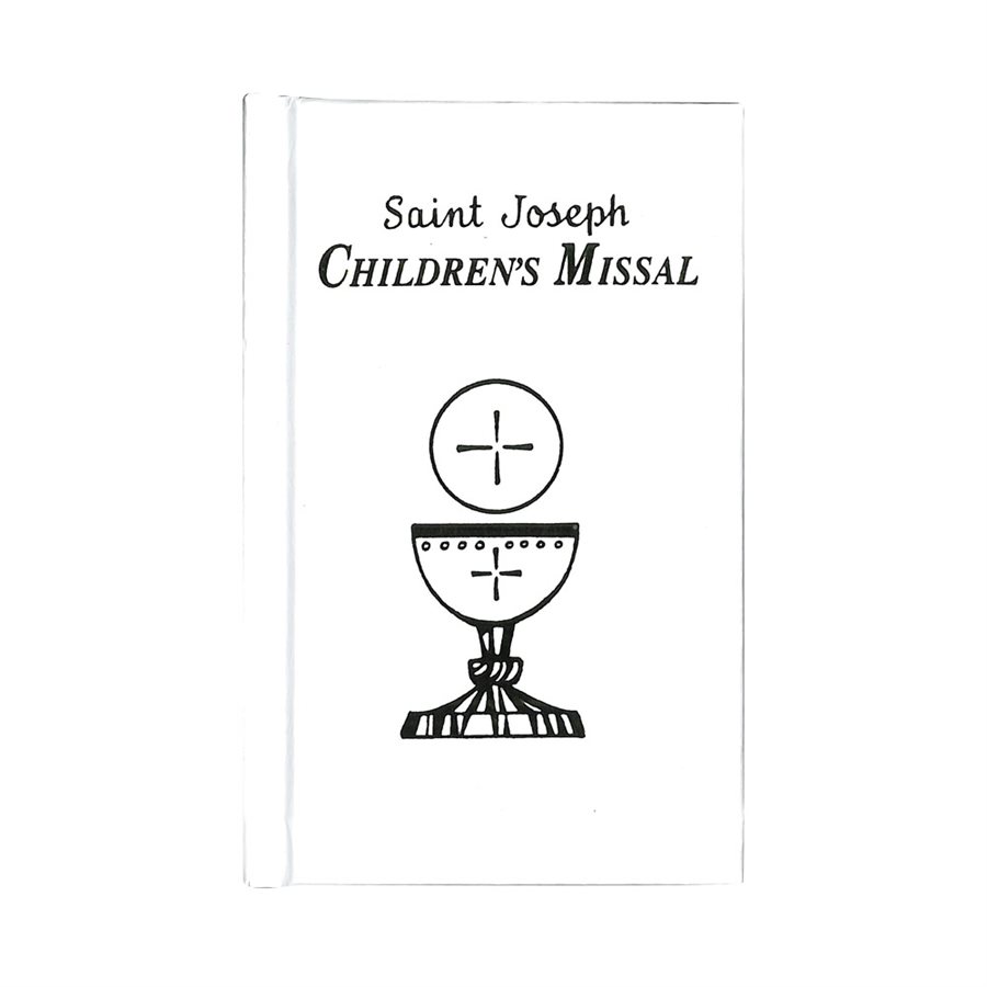 St Joseph Children Missal, blanc, 9,5x14,5 cm, Anglais