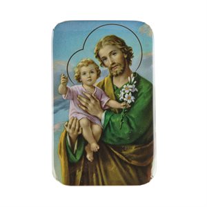Macaron magnétique « Saint Joseph », 4,4 x 7 cm