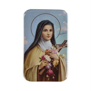 Macaron magnétique « Sainte Thérèse », 4,4 x 7 cm