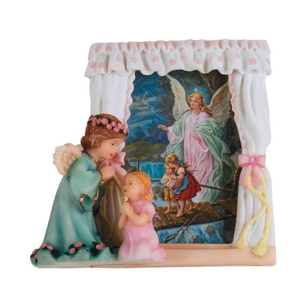 'Angel & Girl'' Resin Picture Frame, 5½''