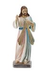 'Divine Mercy'' Colored pearl finish plaster Statue,