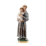 'St. Anthony'' Coloured P-F Plaster Statue, 8"