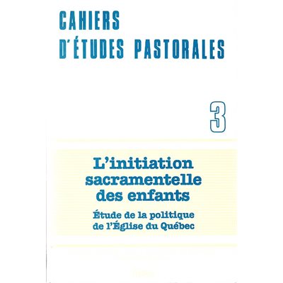 Initiation sacramentelle des enfants