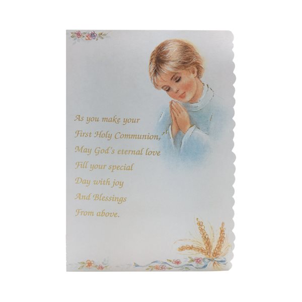 Cartes « First Communion », Anglais / un