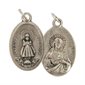 ''Infant Of Prague & SHoJ'' Oxidized Medal  /  ea