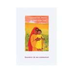 ''Marie et Jésus'' First Communion Cards, French  /  ea