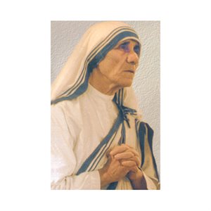 Image plast. et prière «Mère Teresa», 5,4 x 8,6 cm, Français