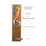 Unisex Communion Certificates, 7" x 10½", French  /  ea
