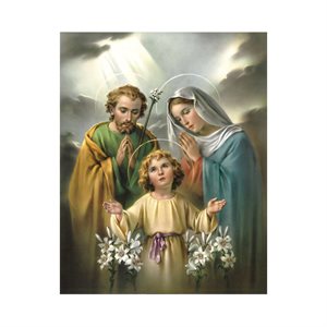 Image série F.B. «Sainte Famille», 20,3 x 25,4 cm / un