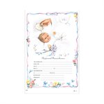 Baptism Certificates, Colour, 6¾" x 10¼", English  /  ea
