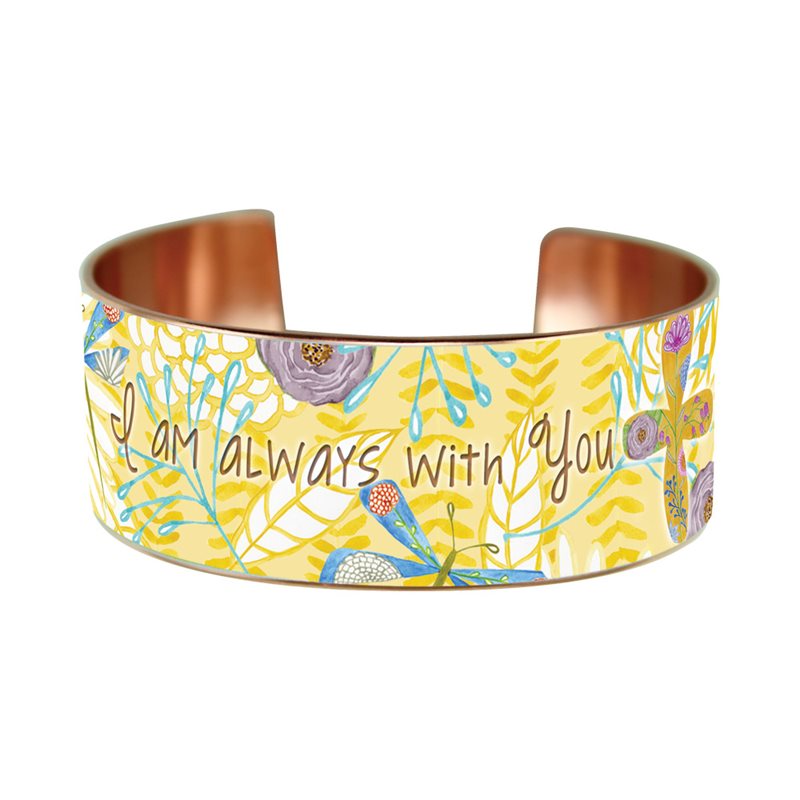 Bracelet de cuivre ''Always with you'', Anglais