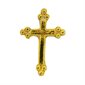 'Cross" Golden-Finish Lapel Pin