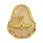 Confirmation Lapel Pin w / G-F Dove, White Background