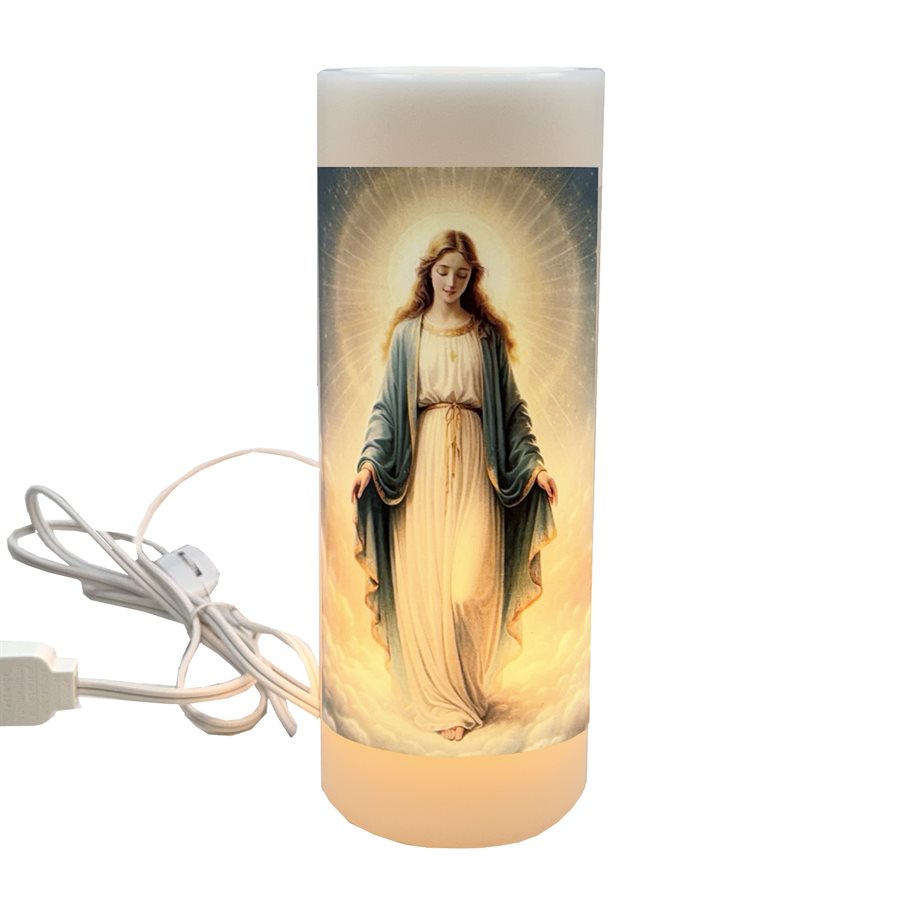 Veilleuse électrique Immaculée Conception, 3'' x 8'', 120 v
