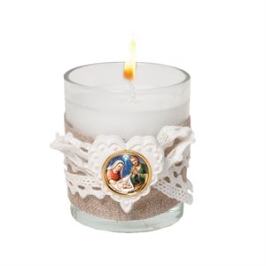 Chandelle parfumé, Sainte Famille, 6.5 cm