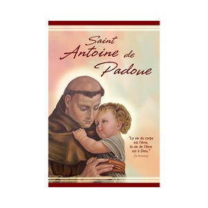 Livret « Saint Antoine », prière, 8,6 x 12,7 cm, Français