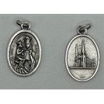 Sainte Anne Beaupré and the Basilica'' Oxidized Meda