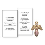 Lapel Pin Poem, Gardian Angel. sorrow, ease, English