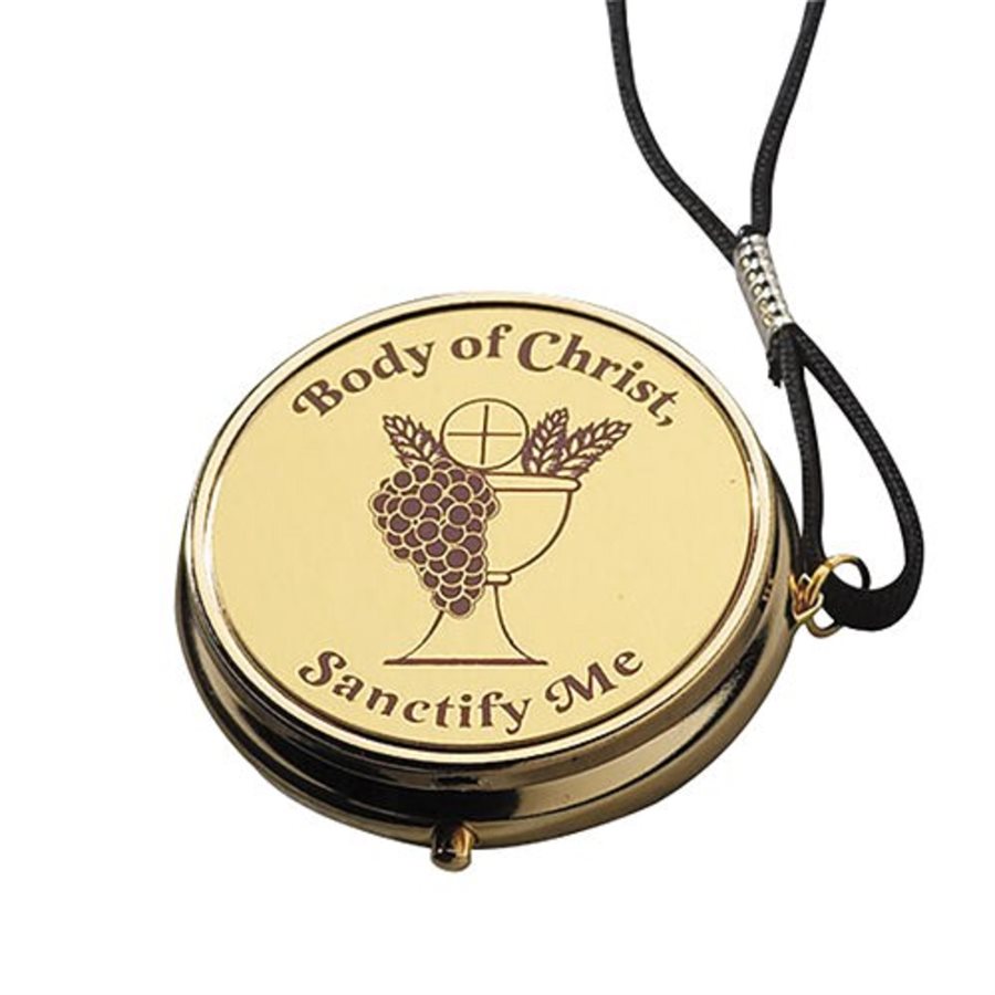 Chalice: Body of Christ, Sanctify Me Pyx With Cord