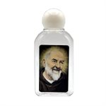 Holy Water Bottle, Padre Pio, 1 3 / 4'' x 3 1 / 2''