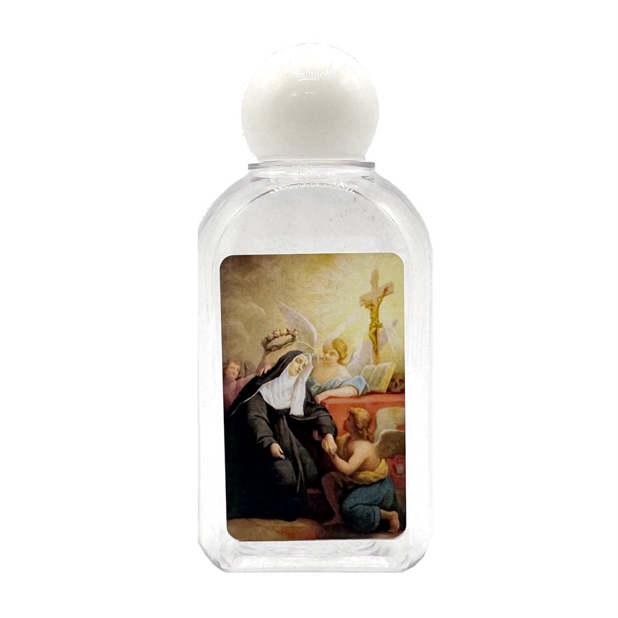 Holy Water Bottle, Saint Rita, 1 3 / 4'' x 3 1 / 2''