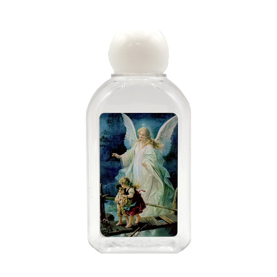 Holy Water Bottle, Guardian Angel, 1 3 / 4'' x 3 1 / 2''