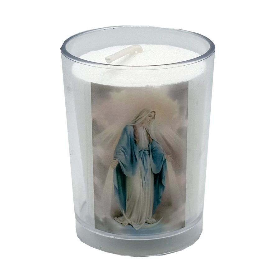 Our Lady of Grace 18 Hours Votive Candles, 2½"