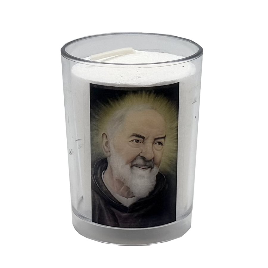 Padre Pio 18 Hours Votive Candles, 2½"