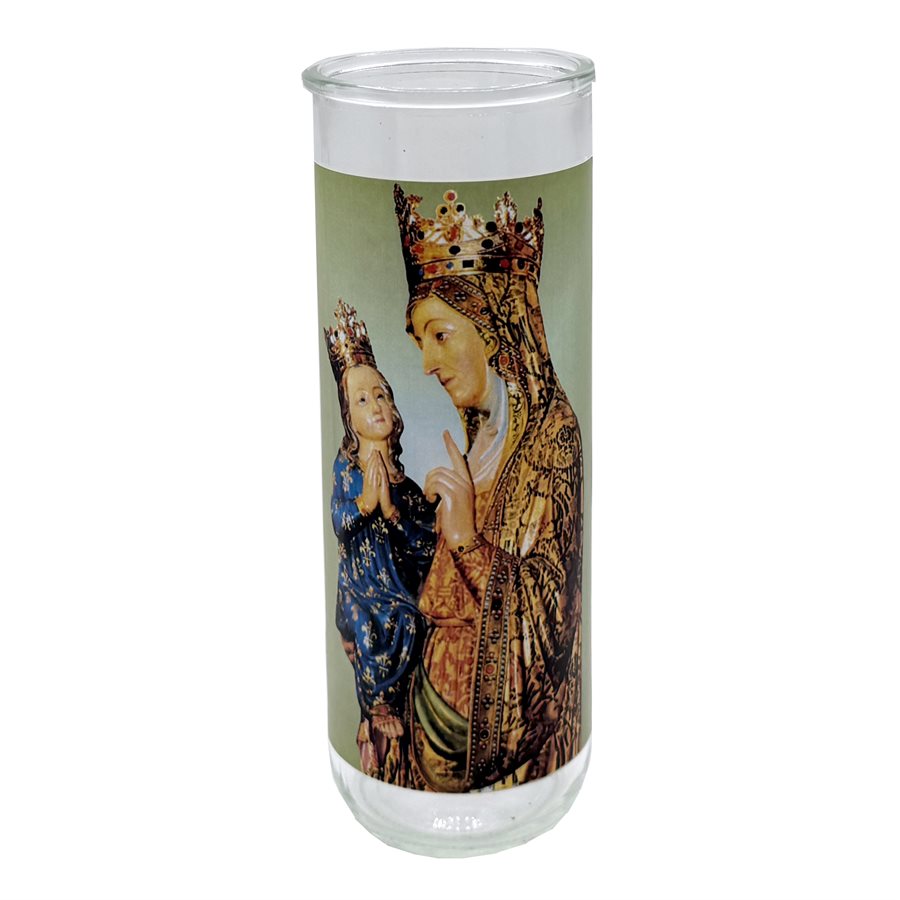 Saint Ann Glass Nova Candle Holders, 3 x 8¼" / un
